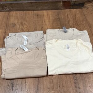 Lot of 4 Bella Canvas Next Level Sz S & M Unisex Tshirts Wholesale Blanks NEW